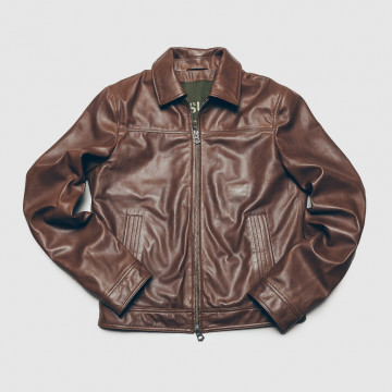 The Sean Leather Brown Jacket