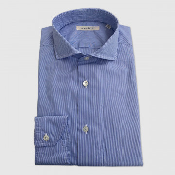 chemise-homme-manches-longues-bleue-rayures