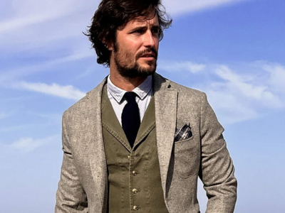 The Grey Shetland Wool Blazer